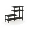 Furinno Turn-n-tube 3-tier Side Display Rack, Espresso/black
