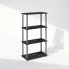 Furinno Turn-n-tube 4-tier Multipurpose Shelf Display Rack, Shelving Unit, Bookcase