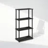 Furinno Turn-n-tube 4-tier Multipurpose Shelf Display Rack, Shelving Unit, Bookcase