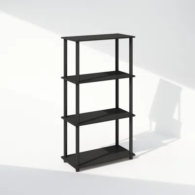 Furinno Turn-n-tube 4-tier Multipurpose Shelf Display Rack, Shelving Unit, Bookcase