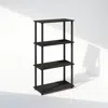 Furinno Turn-n-tube 4-tier Multipurpose Shelf Display Rack, Shelving Unit, Bookcase