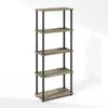 Furinno Turn-n-tube 5-tier Multipurpose Compact Display Rack, Shelving Unit, Bookcase