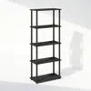 Furinno Turn-n-tube 5-tier Multipurpose Compact Display Rack, Shelving Unit, Bookcase