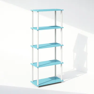 Furinno Turn-n-tube 5-tier Multipurpose Compact Display Rack, Shelving Unit, Bookcase
