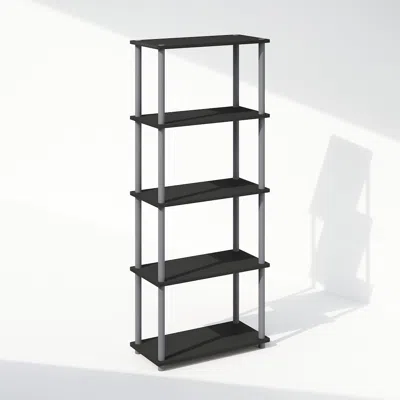 Furinno Turn-n-tube 5-tier Multipurpose Compact Display Rack, Shelving Unit, Bookcase