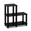 Furinno Turn-n-tube Accent Decorative Shelf, Espresso/black