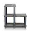 Furinno Turn-n-tube Accent Decorative Shelf, French Oak/grey