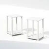 Furinno Turn-n-tube Easy Assembly Stackable Bookcase, Bookshelf, White/white