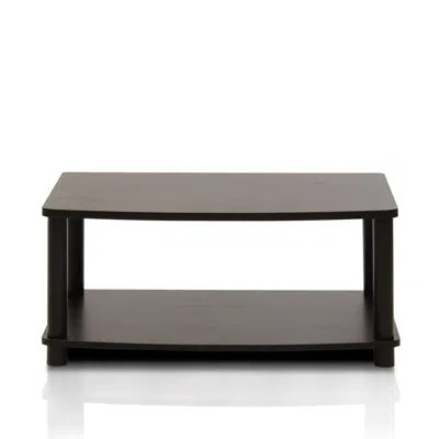 Furinno Turn-n-tube No Tools 2-tier Elevated Tv Stands In Brown
