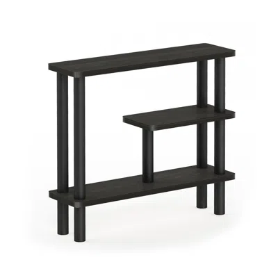 Furinno Turn-n-tube Slim Space Saving Storage Rack, Espresso/black