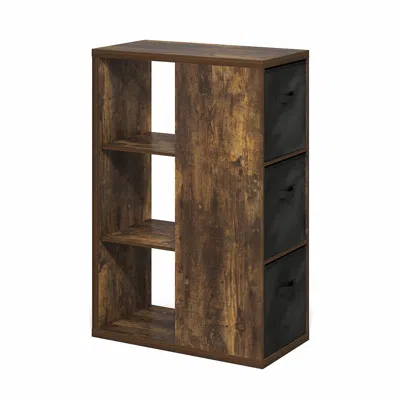 Furinno Viola 3-tier Open Shelf Bookcase, Bookshelf, Storage Organizer,