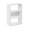 Furinno Viola 3-tier Open Shelf Bookcase, Bookshelf, White