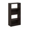 Furinno Viola 4-tier Open Shelf Bookcase, Bookshelf, Dark Oak