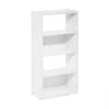 Furinno Viola 4-tier Open Shelf Bookcase, Bookshelf, White