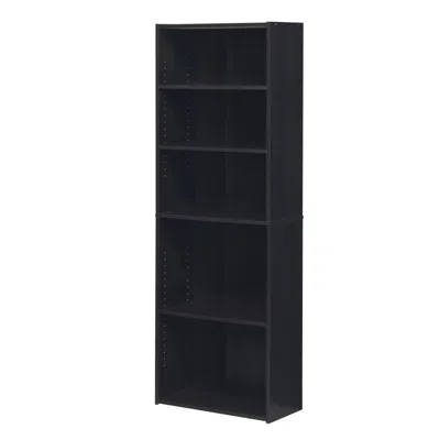 Furinno Wright 5-shelf Bookcase, Cinnamon Cherry