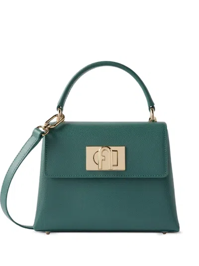 Furla 1927 Arch Logo Tote Bag In Green