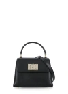 Furla 1927 Twist-lock Mini Tote Bag In Black