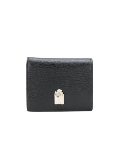 Furla 1927 Bi-fold Wallet In Black