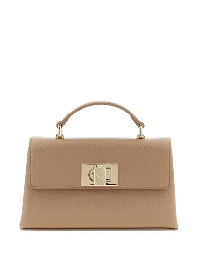 Furla 1927 Mini Shoulder Bag Chain Strap In Brown