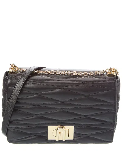Furla 1927 Leather Crossbody In Black