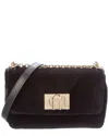 Furla 1927 Leather Crossbody In Black