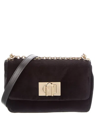 Furla 1927 Leather Crossbody In Black