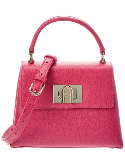 Furla 1927 Leather Crossbody In Pink