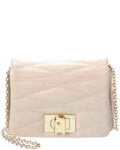 Furla 1927 Leather Mini Bag In White