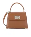Furla 1927 Leather Tote Bag In Brown