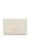 Furla 1927 Leather Wallet In Gray