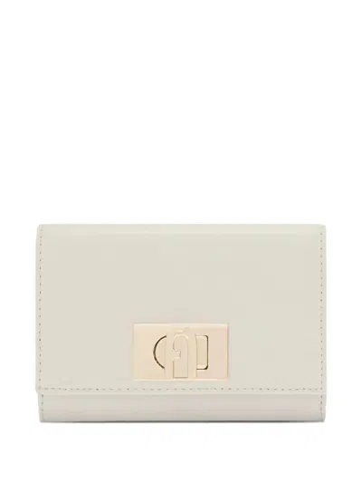 Furla 1927 Leather Wallet In White