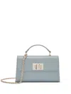 Furla 1927 Leather Mini Bag In Blue