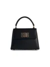 Furla Leather Mini Bag With Detachable Strap And Metal Hardware In Black