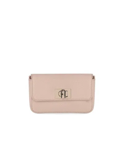Furla 1927 Mini Ballerina Crossbody Bag In Neutral