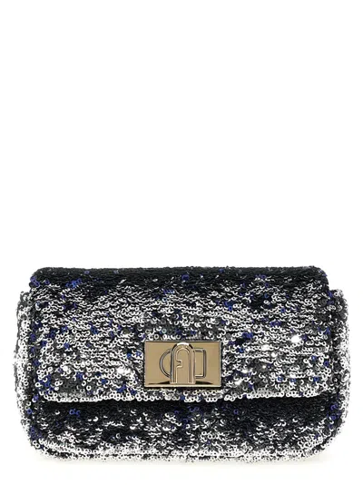 Furla '1927 Mini' Crossbody Bag In Gray