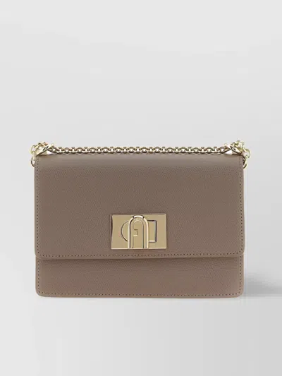 Furla 1927 Mini Crossbody Bag In Gray