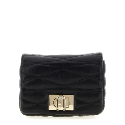 Furla 1927 Mini Crossbody Bag In Black