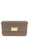 Furla Grey 1927 Mini Shoulder Bag In Brown