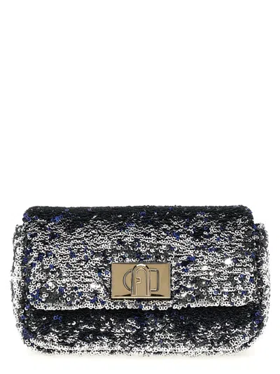 Furla '1927 Mini' Crossbody Bag In Gray