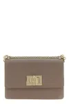 Furla Grey 1927 Mini Shoulder Bag In Gray