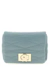 Furla Quilted Shoulder Bag In Gray
