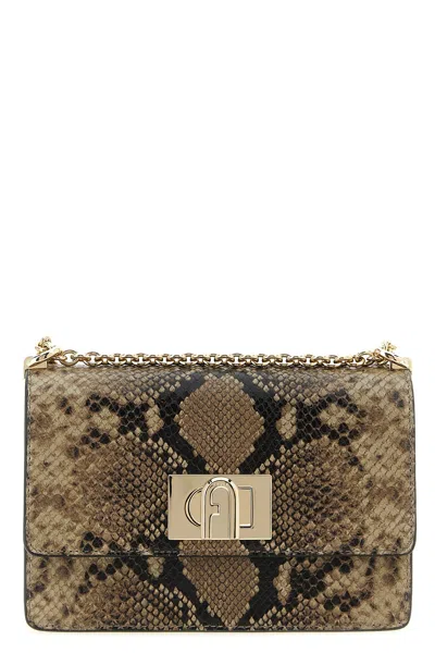 Furla 1927 Mini Crossbody Bag Chain Strap In Purple