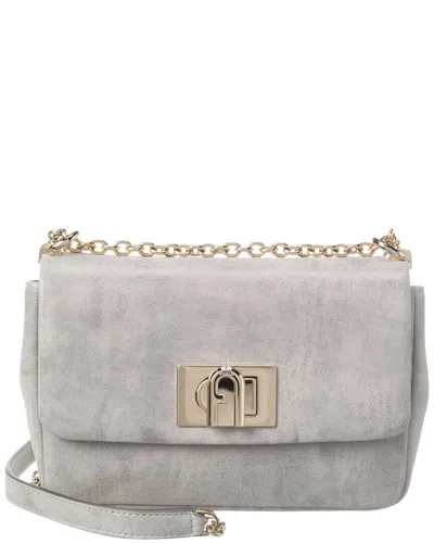 Furla 1927 Mini Leather Crossbody 20 In Neutral