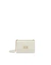Furla 1927 Mini Leather Crossbody Bag Cream Color