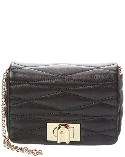 Furla 1927 Mini Leather Crossbody Soft In Black