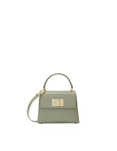 Furla 1927 Mini Top Handle In Agave Color Leather In Multicolor