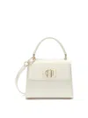 Furla 1927 Mini Top Handle In Cream Color