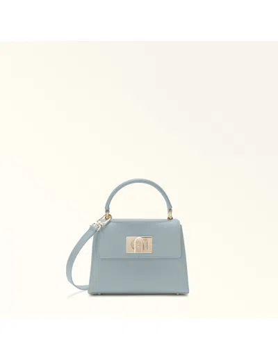 Furla 1927 Mini Top Handle In Leather Color Cloud In Nuvola