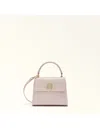 Furla 1927 Mini Top Handle In Pelle Colore Corolla In Pink