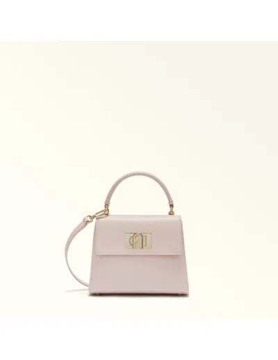 Furla 1927 Mini Top Handle In Pelle Colore Corolla In Pink